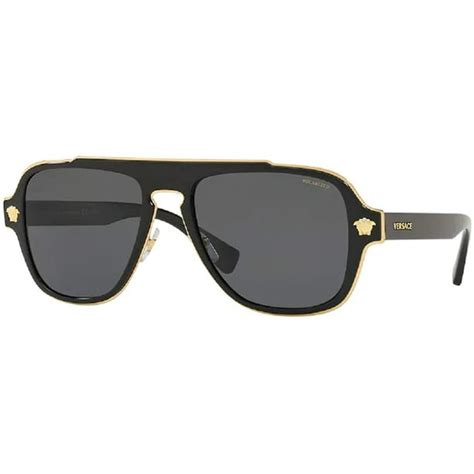 Versace VE2199 MEDUSA CHARM Square Sunglasses For Men .